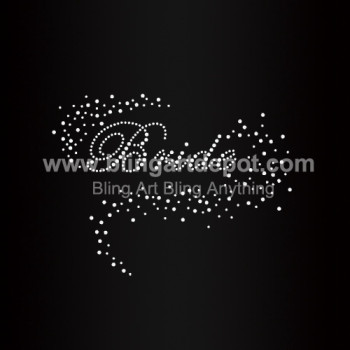Bride Rhinestone Transfers Custom